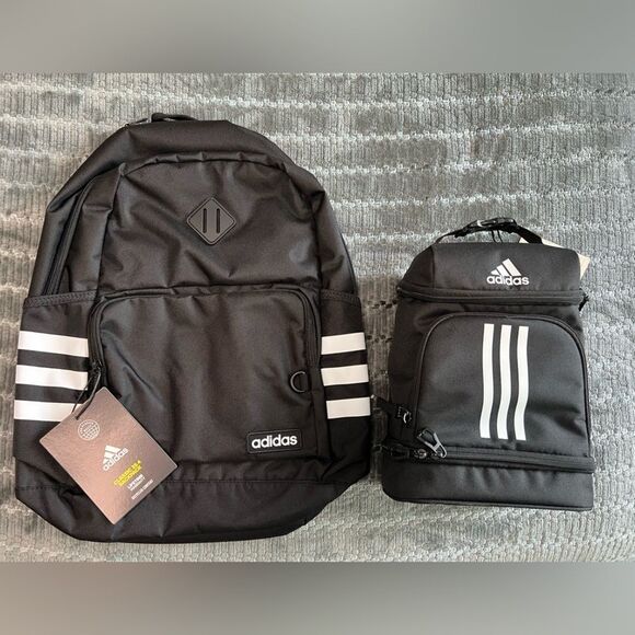 Classic 3-Stripes 5 Backpack and Excel 2 Lunch Bag Set - Picture 1 of 9